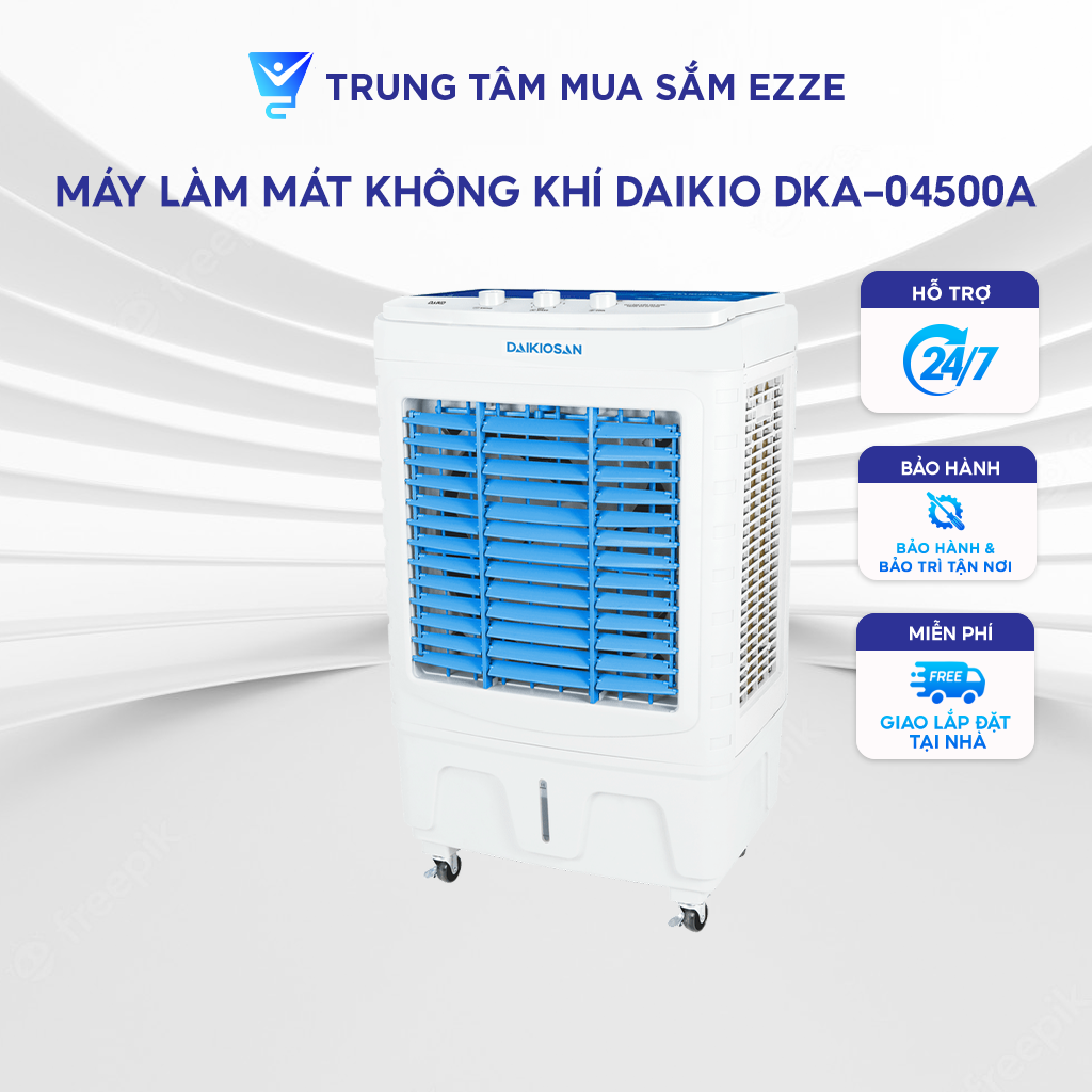 Máy làm mát không khí Daikiosan DKA-04500A  - Quạt điều hòa hơi nước Daikio sức gió 4.500 M³/H