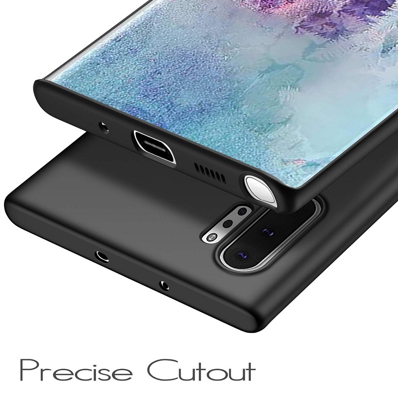Ốp lưng nhám siêu mỏng 0.3mm cho Samsung Galaxy Note 10 Plus hiệu Memumi có gờ bảo vệ camera - Hàng nhập khẩu
