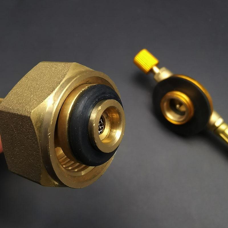 Outdoor Camping Stove Gas Stove Valve Connecting Pipe Set Hiking Portable Valve Connecting Pipe Safe and Easy To Control