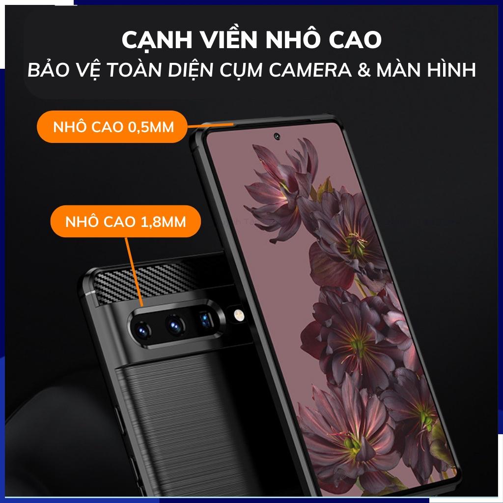 Ốp lưng pixel 7 pro dẻo phay xướt chống bám vân tay bảo vệ camera phụ kiện điện thoại huỳnh tân store