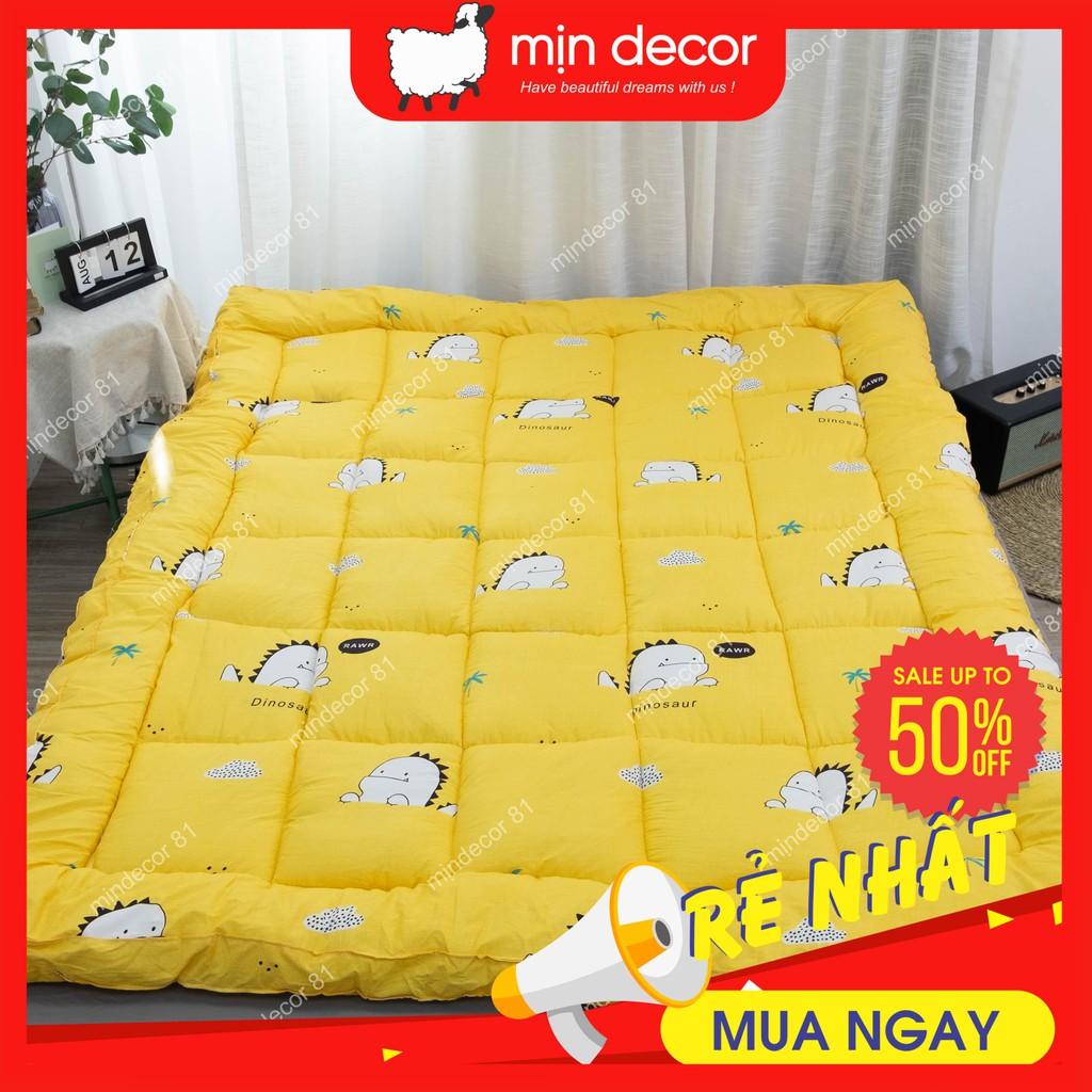 Topper Nệm khủng long vàng - Tấm mềm Nệm Cao Cấp Mịn Decor