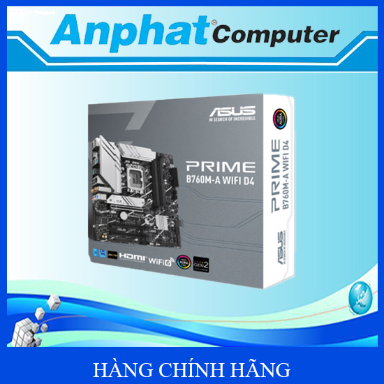 Bo mạch chủ Main ASUS PRIME B760M- A wifi D4 DDR4 Socket LGA 1700 - Hàng Chính Hãng