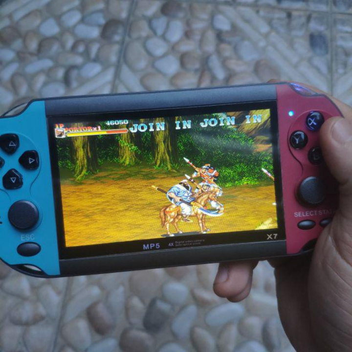 Máy Chơi Game Nintendo X7 Plus Màn Hình 4,3 Inch Bộ Nhớ 8 Gb Tích Hợp Gần 900 Trò