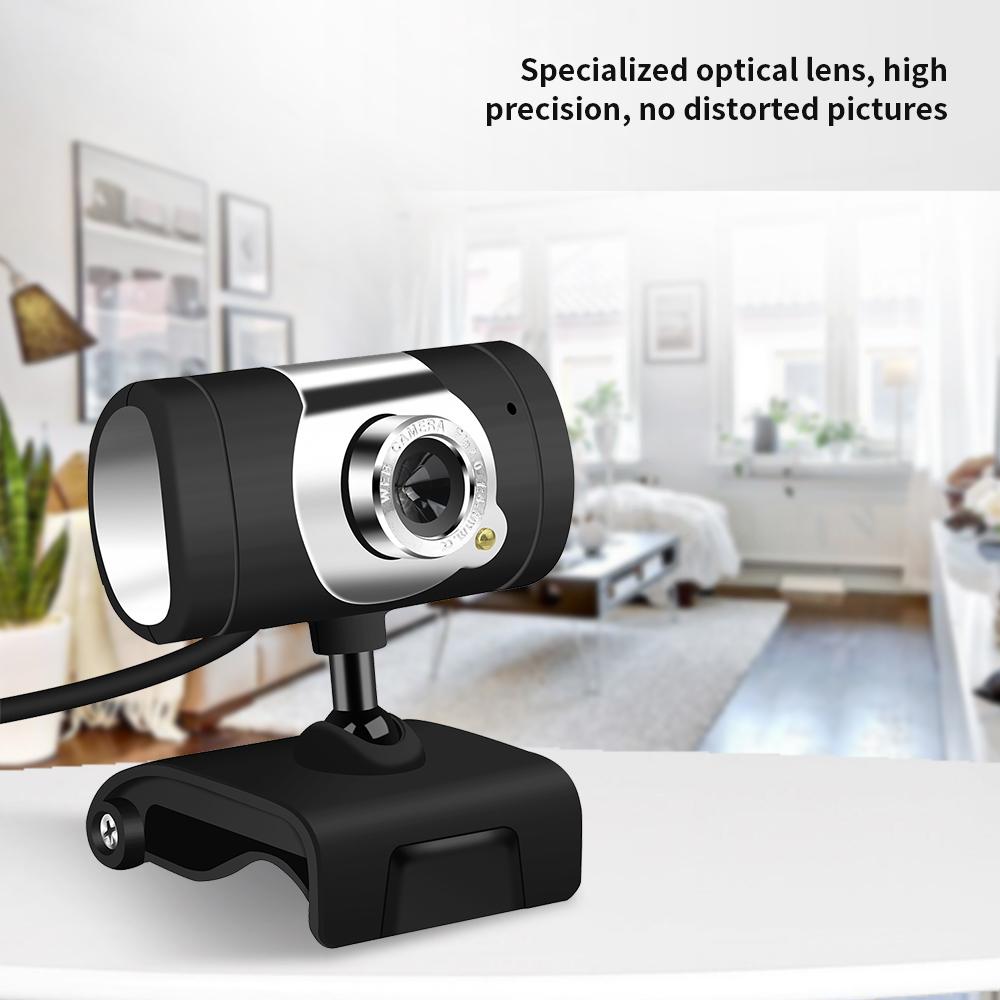Webcam HXSJ A847 480P Lấy nét Tích hợp Micrô hấp thụ âm thanh cho Máy tính để bàn, laptop