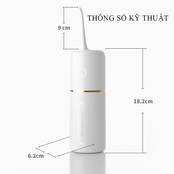 Máy Tăm Nước OENON Cầm Tay Với 3 Chế Độ Phun Chống Ẩm IPX7 Pin Sạc 1200mAh - OE280