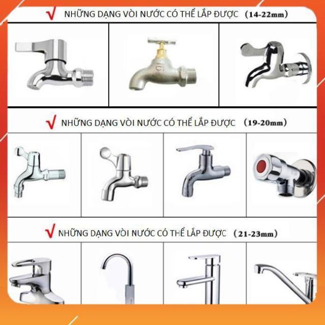 Bộ dây vòi xịt bơm nước tưới rửa , tăng áp 3 lần, loại 7m, 10m 206701-2 đầu đồng,cút + đai