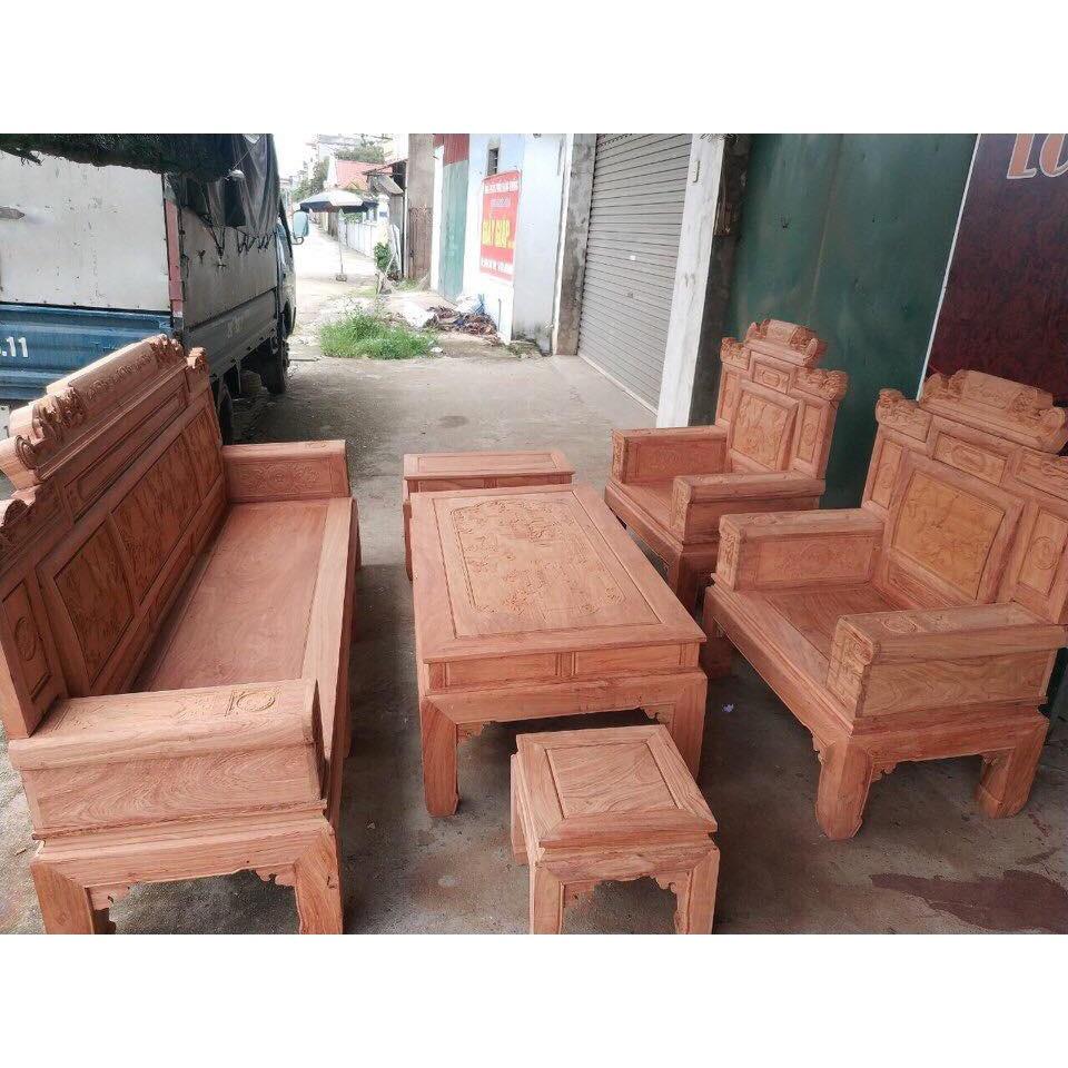 Bộ bàn ghế giá cổ phù dung gỗ hương đá