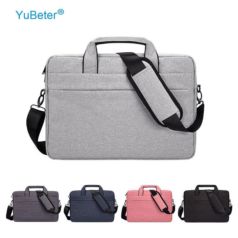 YuBeter Túi Laptop 11.6 12.5 13.3 14.1 15.4 15.6 Inch Xách Tay Túi Đeo Cho Macbook Air Pro Xiaomi Asus HP Huawei