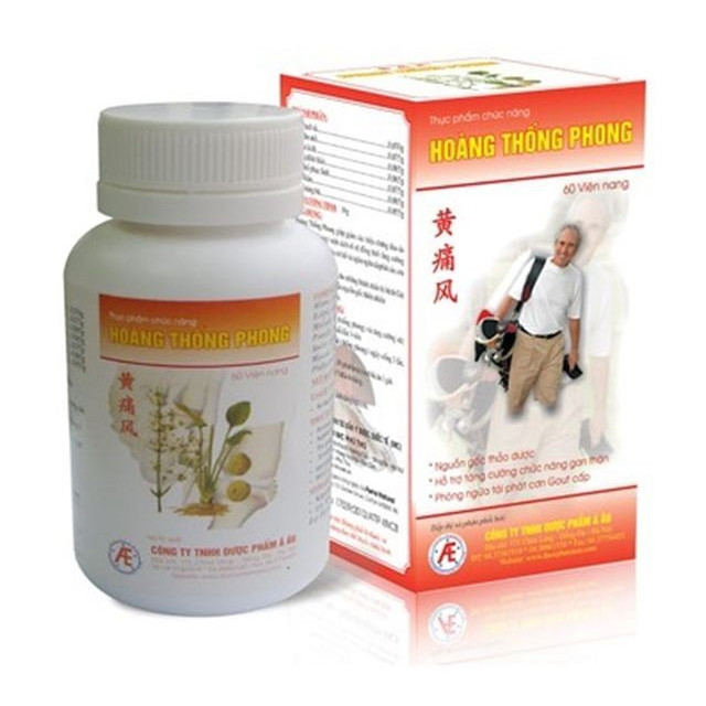 Thực phẩm bảo vệ sức khỏe Hoàng Thống Phong-Hộp 60 viên