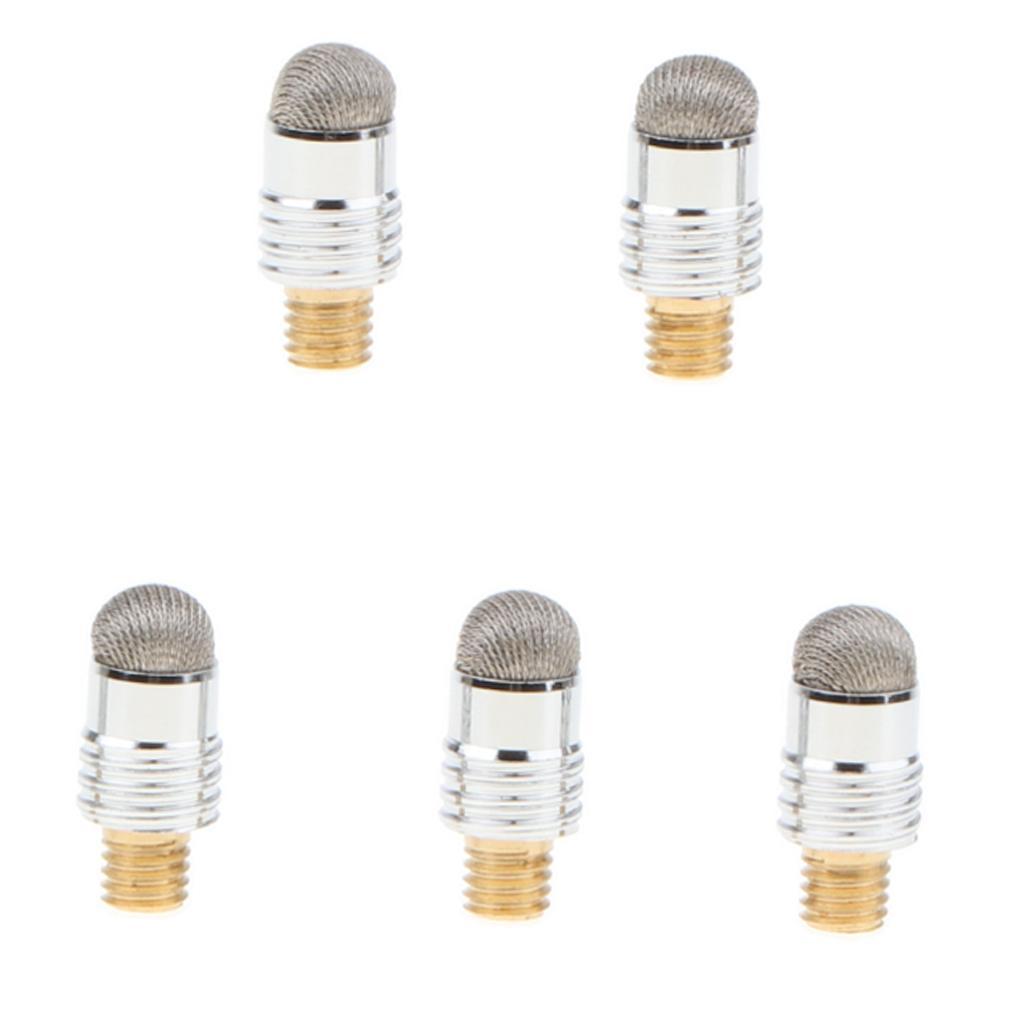 4-5pack 5 Pieces 2 in 1 Replacement Fiber Tips for Capacitive Stylus Pens Dia