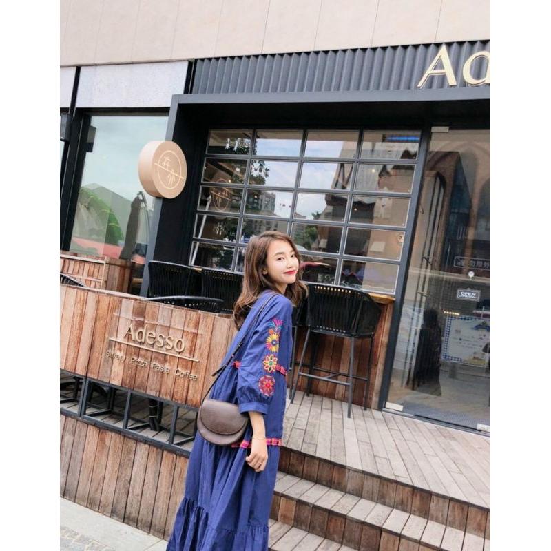 ĐẦM BABYDOLL THÊU THỔ CẨM