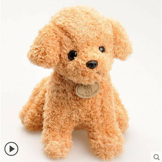 Gấu bông Chó Poodle lông xù nhồi bông cao cấp