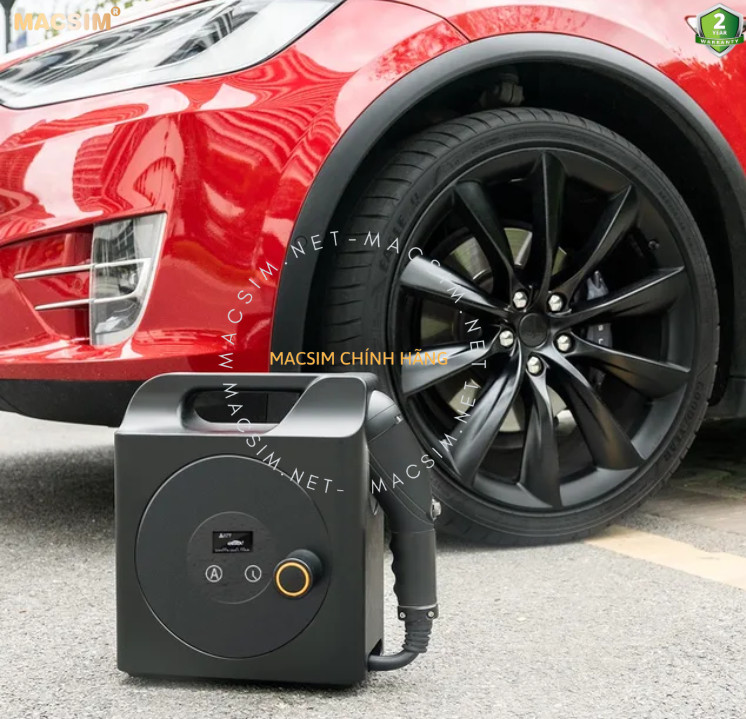 Sạc di động cao cấp ô tô điện Tesla Model x ev - Sạc di động cao cấp 3,68KW chính hãng Macsim