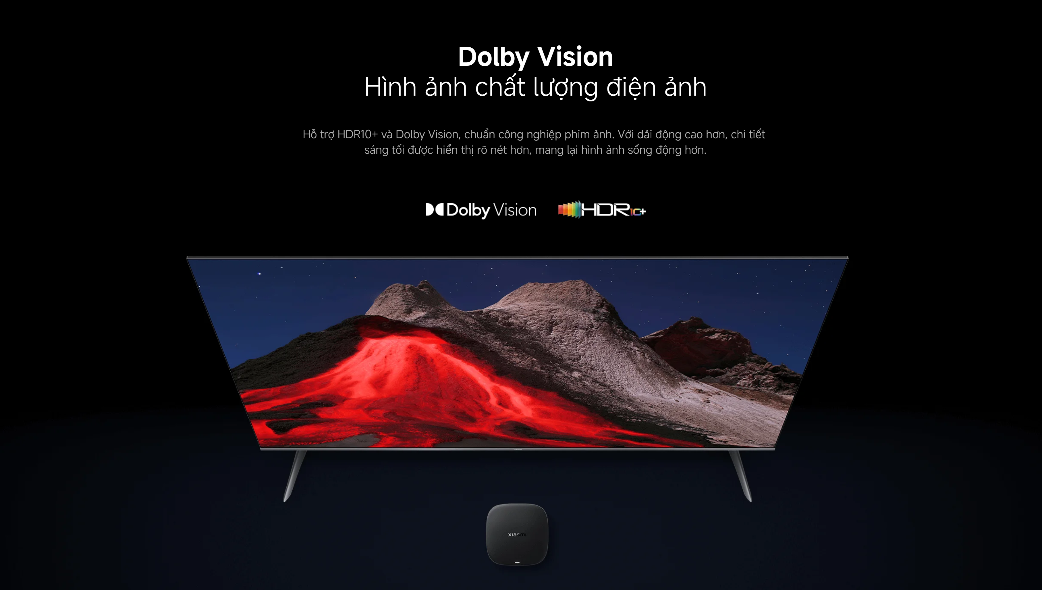 Tivi box Xiaomi Mi box S Gen 3 Google TV UHD 4K(3840×2160p) - Hàng chính hãng