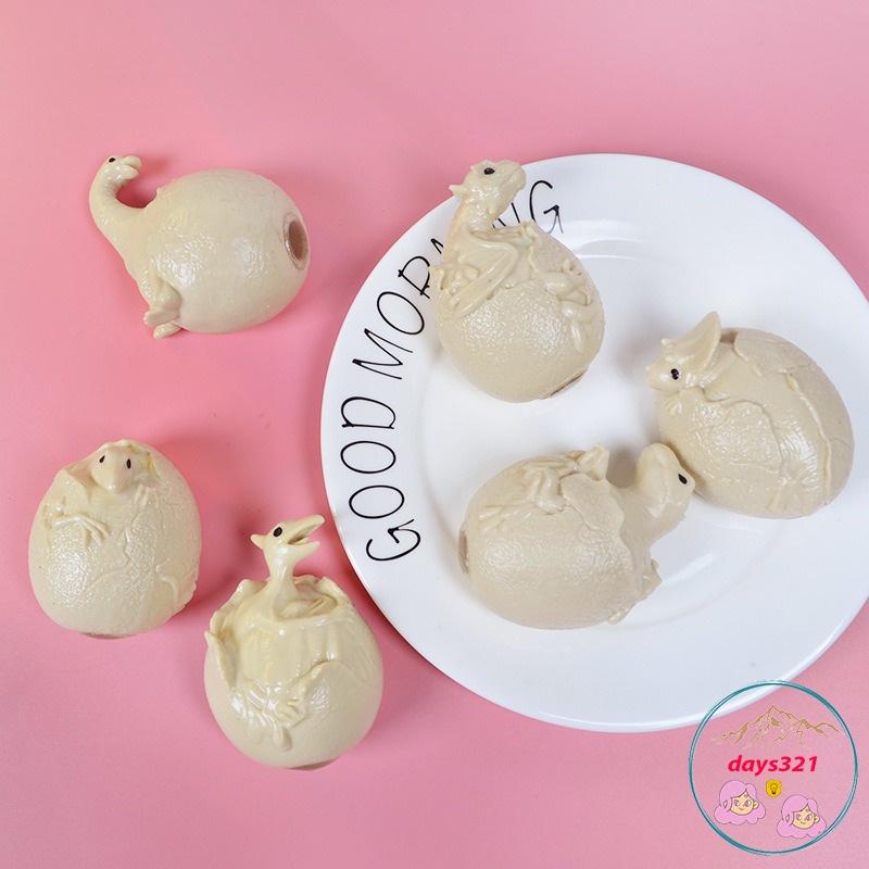 Squishy Khủng Long Trắng Mochi đồ chơi bóp tay mềm mịn dễ thương chân thực giảm stress co dãn đàn hồi ngộ nghĩnh