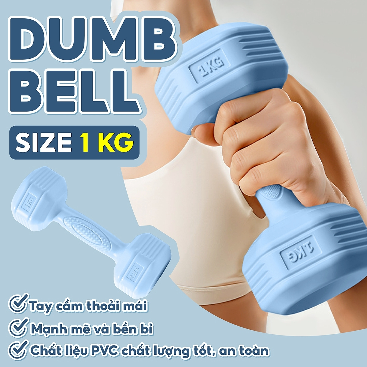BG Bộ 2 tạ tay Q314 tạ tập tay cao cấp tập gym tại nhà (hàng nhập khẩu)