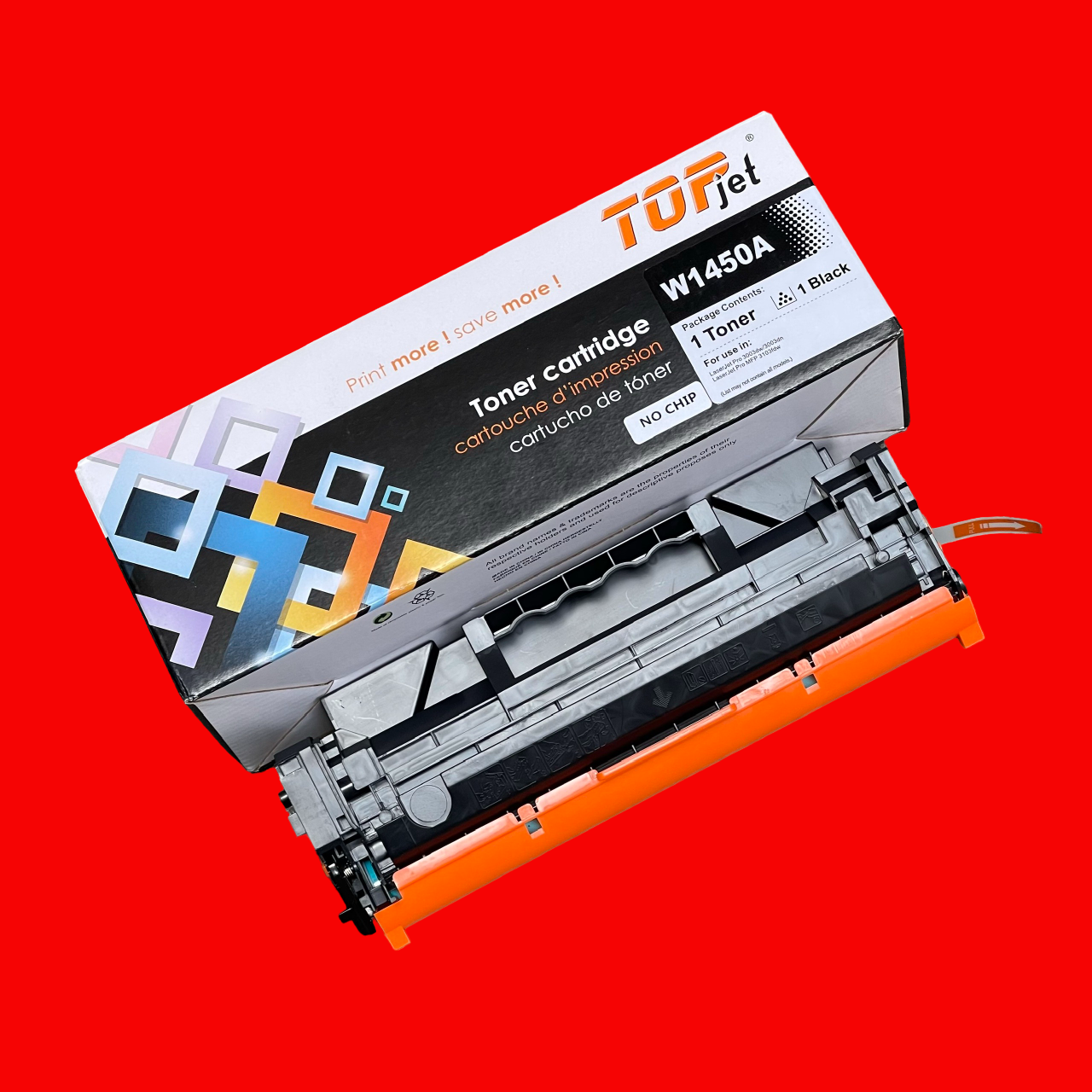 Hộp mực 1450A/ W1450A: Cho máy in HP LaserJet Pro 3003dn/ 3003dw/ MFP 3103fdn/ 3103fdw - Chưa chíp ( Hàng nhập khẩu )