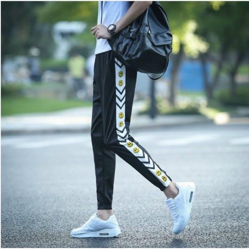 Quần thể thao nam nữ mặc in mặc cười , quần jogger , quần nữ chất thun nỉ