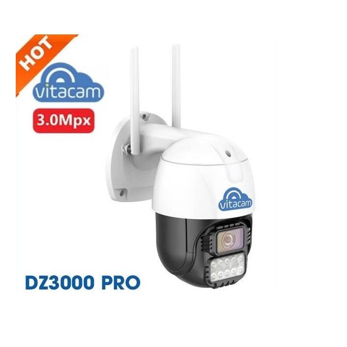 Camera IP Wifi Ngoài trời 3MP VITACAM DZ3000 Pro Siêu Nét Xoay 355 độ - Hàng chính hãng