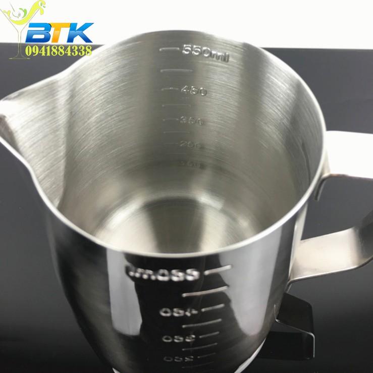 Ca Đánh Sữa Inox304 Có Vạch Chia