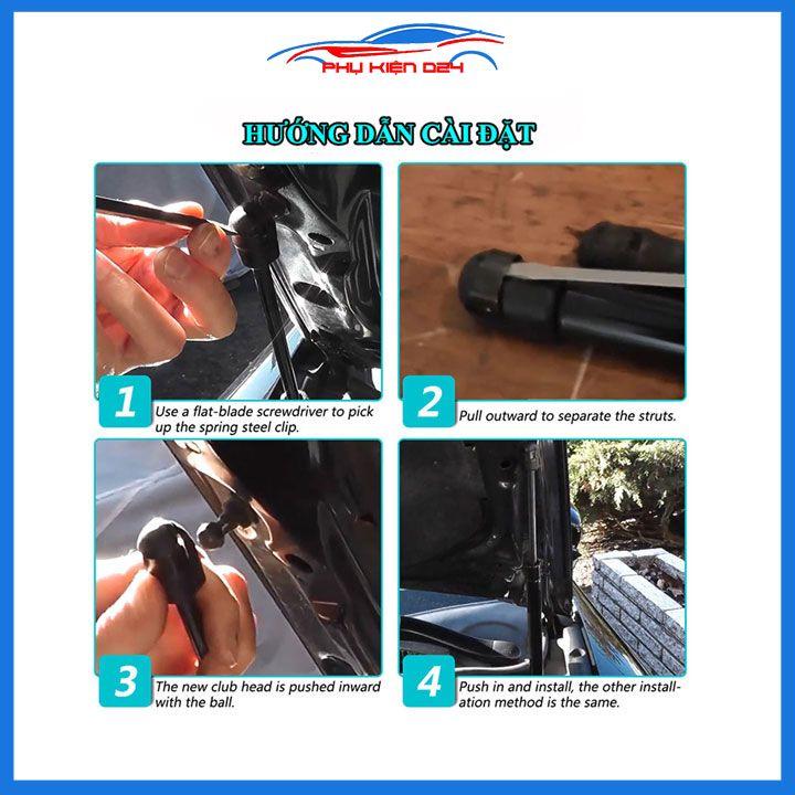 Ty thủy lực chống nắp capo Acura TL 2004-2005-2006-2007-2008 tự động kèm phụ kiện lắp