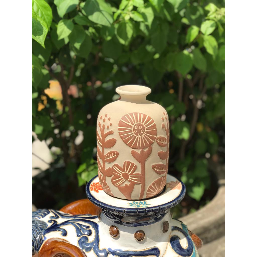 BÌNH HOA GỐM SỨ XUẤT KHẨU TRANG TRÍ DECOR BÌNH CẤM HOA XK26