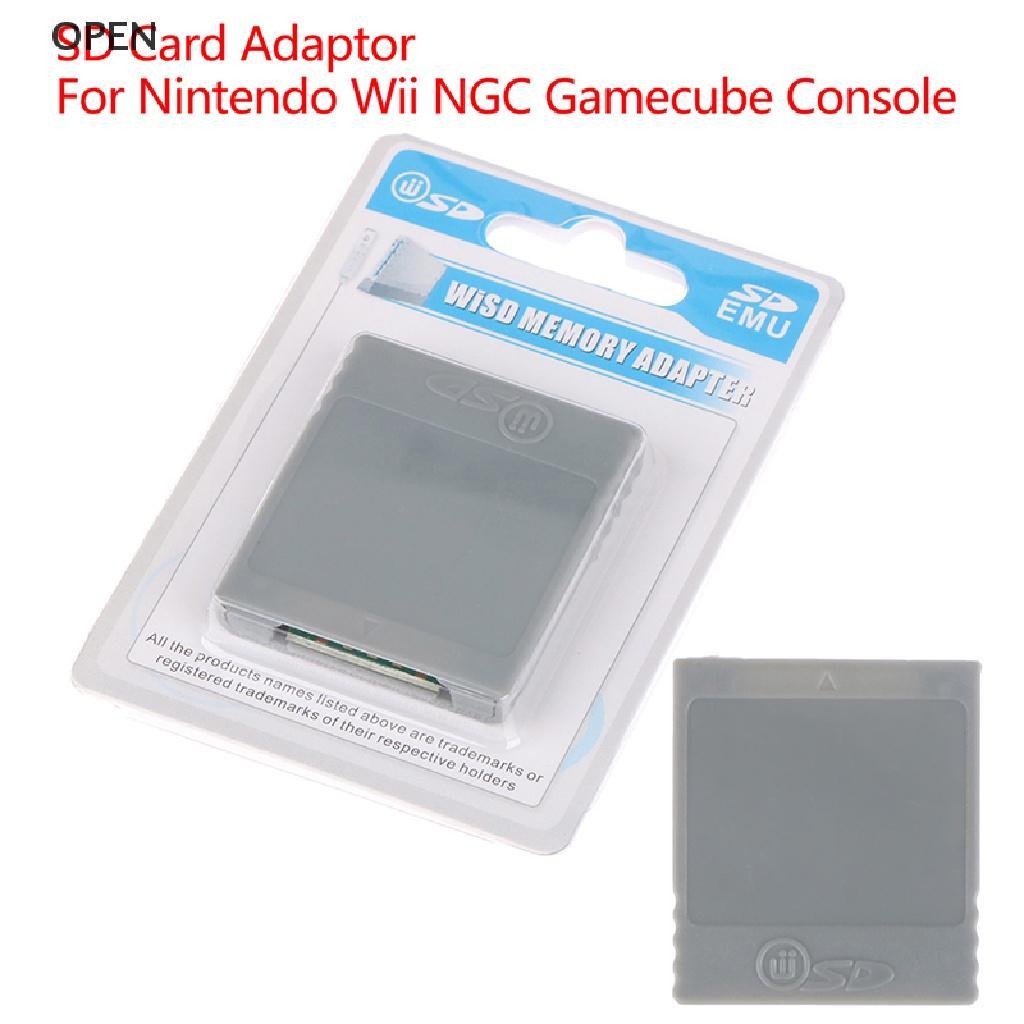 Đầu Đọc Thẻ Nhớ op SD Flash WISD Cho Máy Wii NGC Gamecube Console my