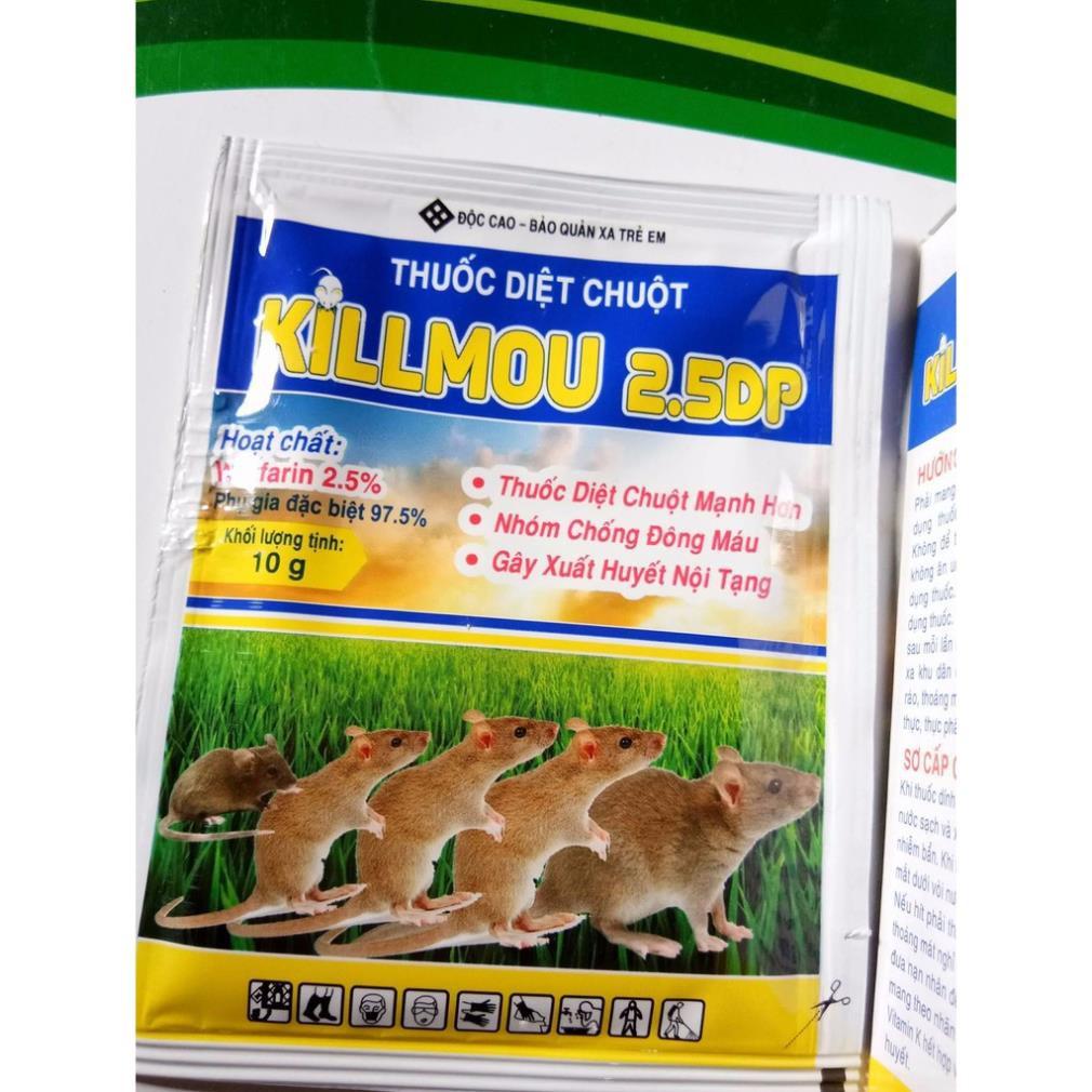 Thuốc diệt chuột Killmou thế hệ mới 2.5DP 10g