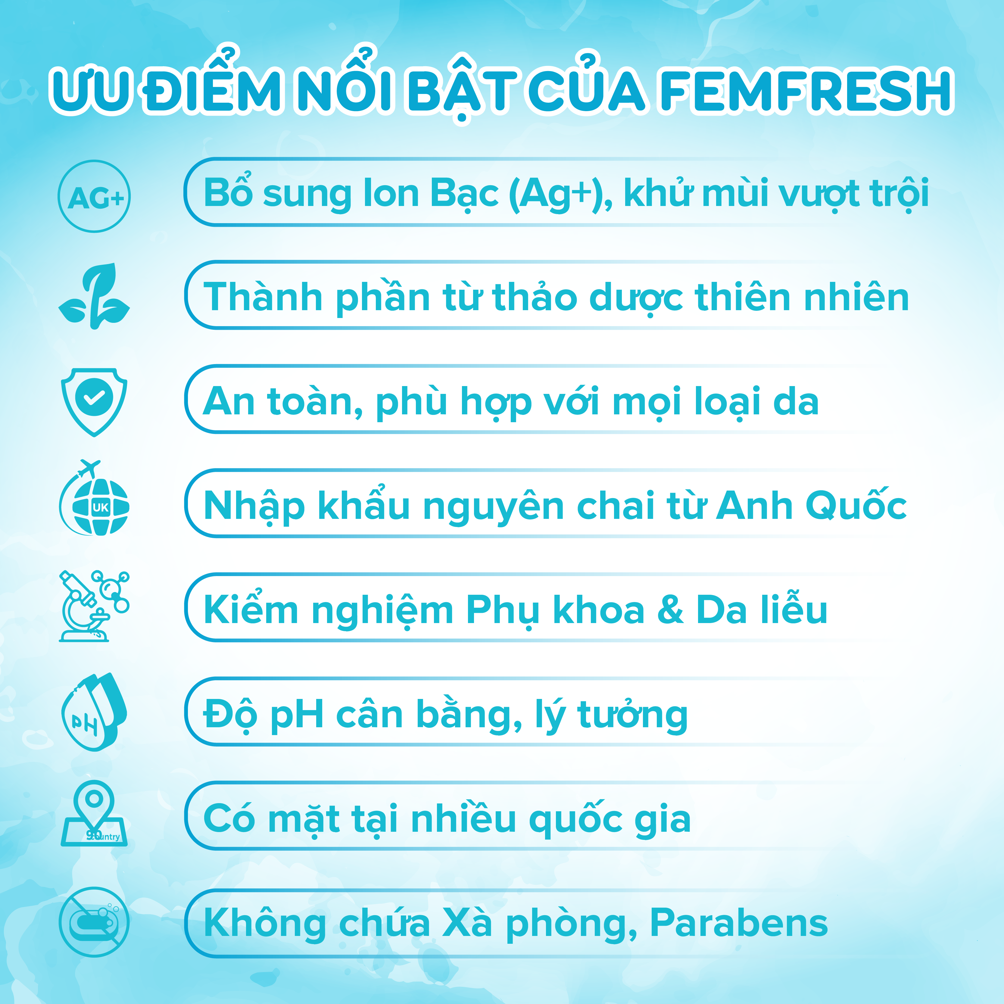 Xịt Thơm Mát, Khử Mùi "COBE" Femfresh Deodorant Spray Chứa Ion Bạc Lưu Hương Suốt 12h 125ml