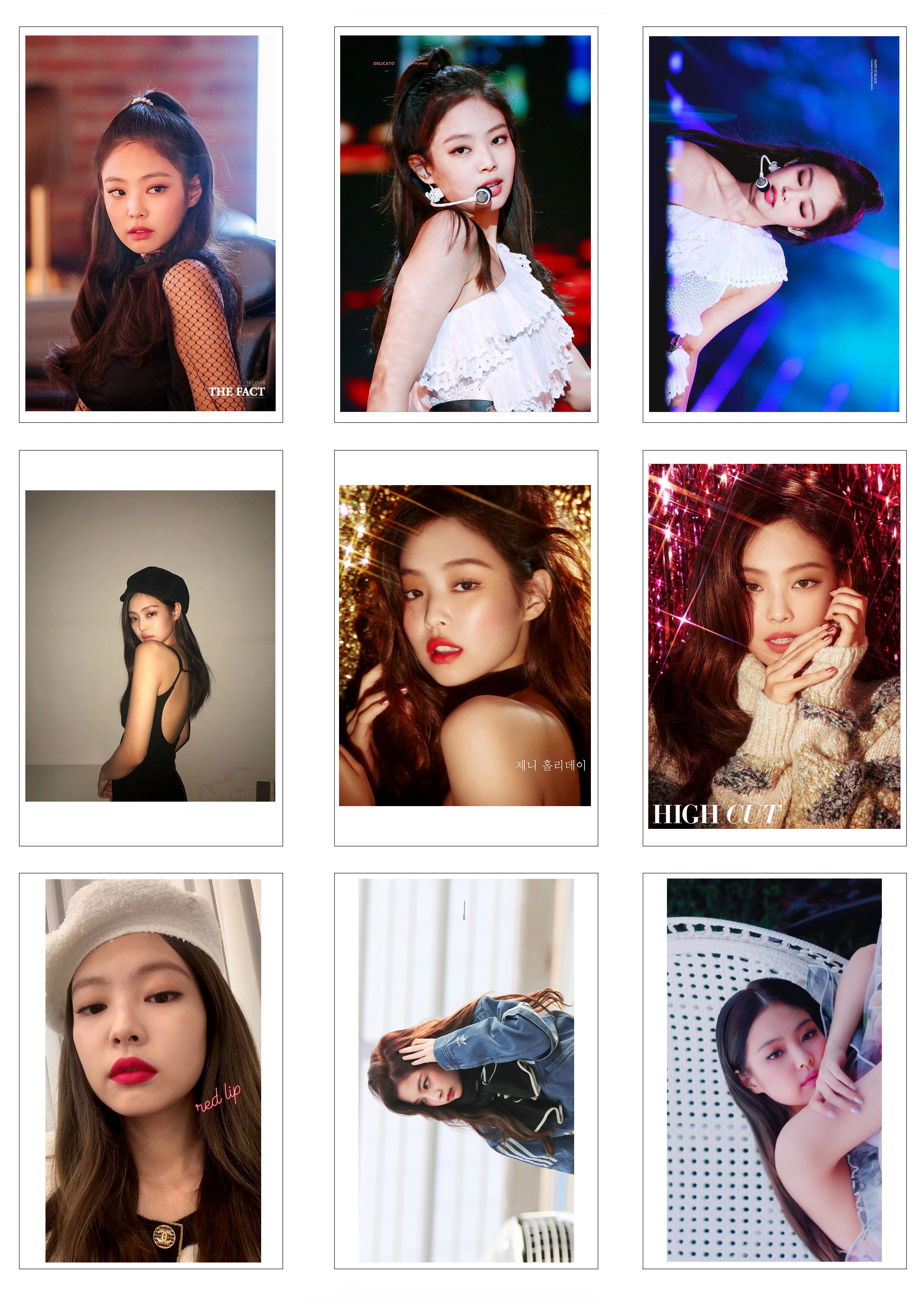 Lomo Card Ảnh JENNIE - BLACKPINK ( 36 ảnh)