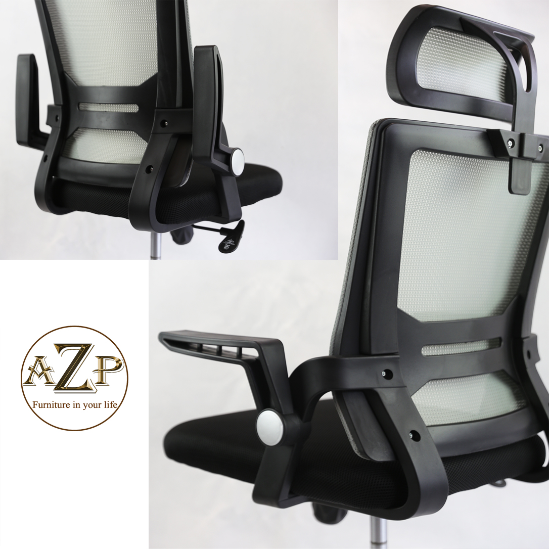 Siêu Phẩm Dành cho Sếp, Ghế Giám Đốc, Ghế Văn Phòng AZP FURNITURE Ergonomic AZP-H906-NEW Tay Cất Gọn