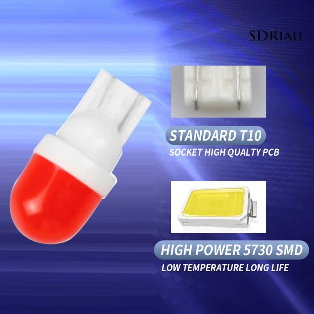 10 Bóng Đèn Led T10-2Smd Siêu Sáng Cho Xe Hơi