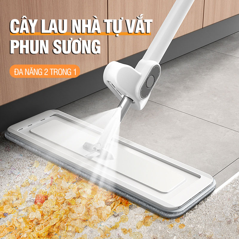 Miếng lau nhà thay thế Cây lau nhà phun sương tự vắt Kitiimop Spray Pro ( 38 x 10cm)