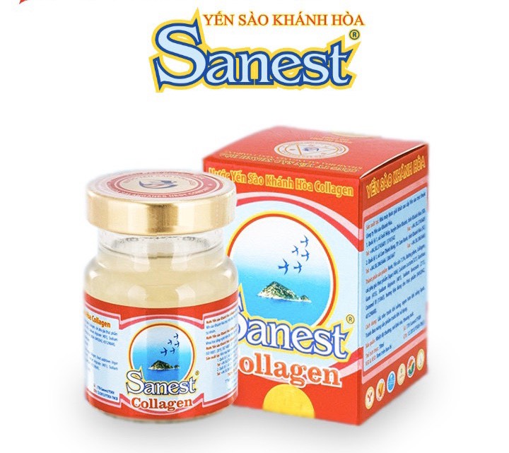 NƯỚC YẾN SÀO KHÁNH HÒA SANEST COLLAGEN 70ML 1 LỌ