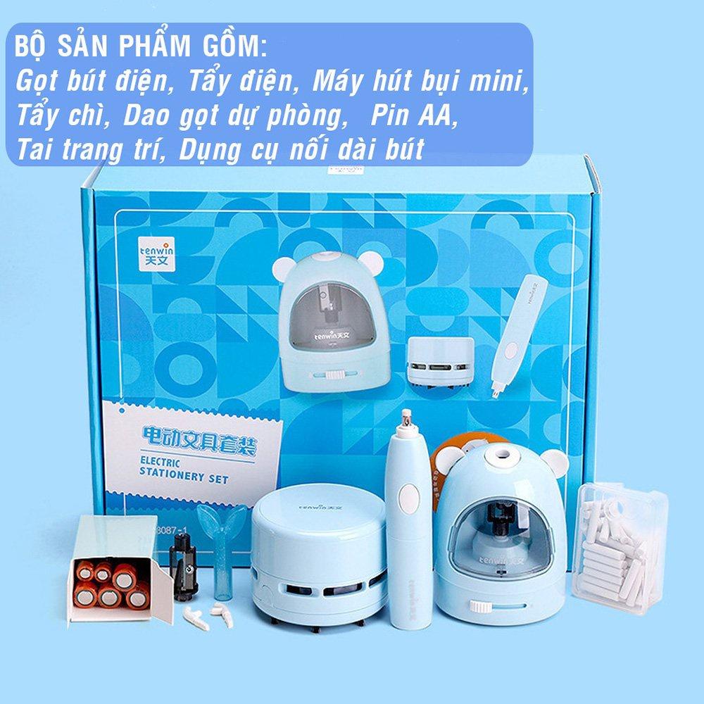 GD445 Bộ gọt tẩy bút chì chạy pin cao cấp