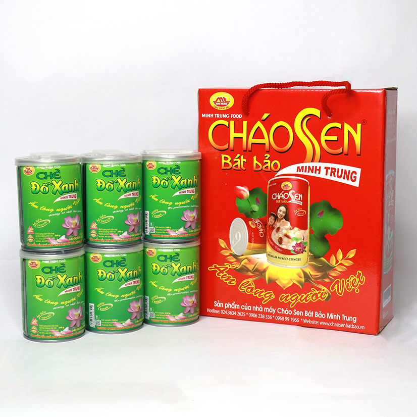 Chè Đỗ Xanh Minh Trung Lốc 3 lon