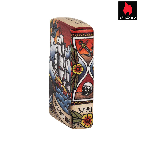 Bật Lửa Zippo 49532 – Zippo Nautical Tattoo Design 540 Color