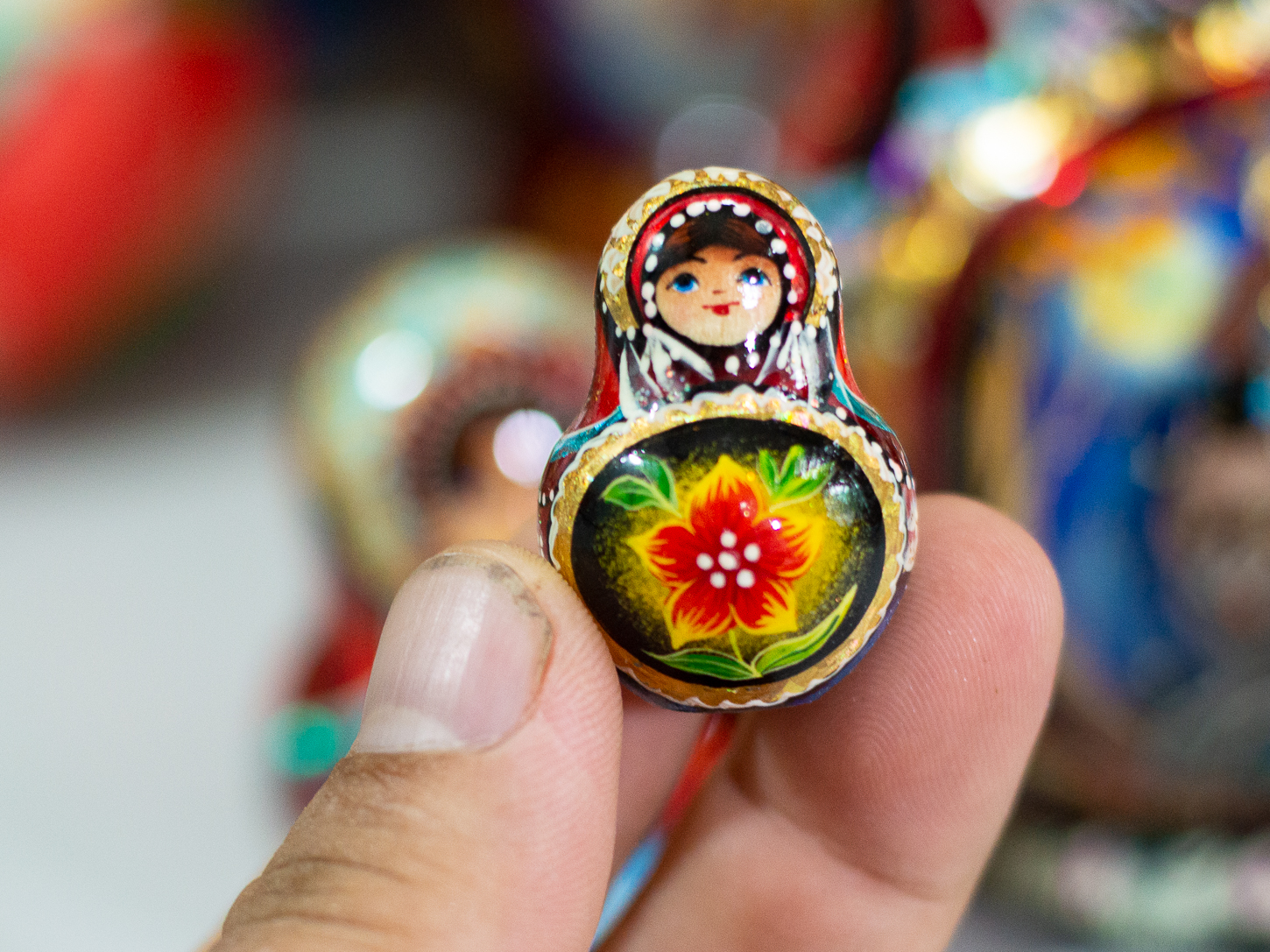 BỘ BÚP BÊ NGA CAO CẤP MATRYOSHKA 5 LỚP 15CM "CỔ TÍCH CHÀNG IVAN VÀ SÓI XÁM" CỰC ĐẸP VÀ SANG TRỌNG
