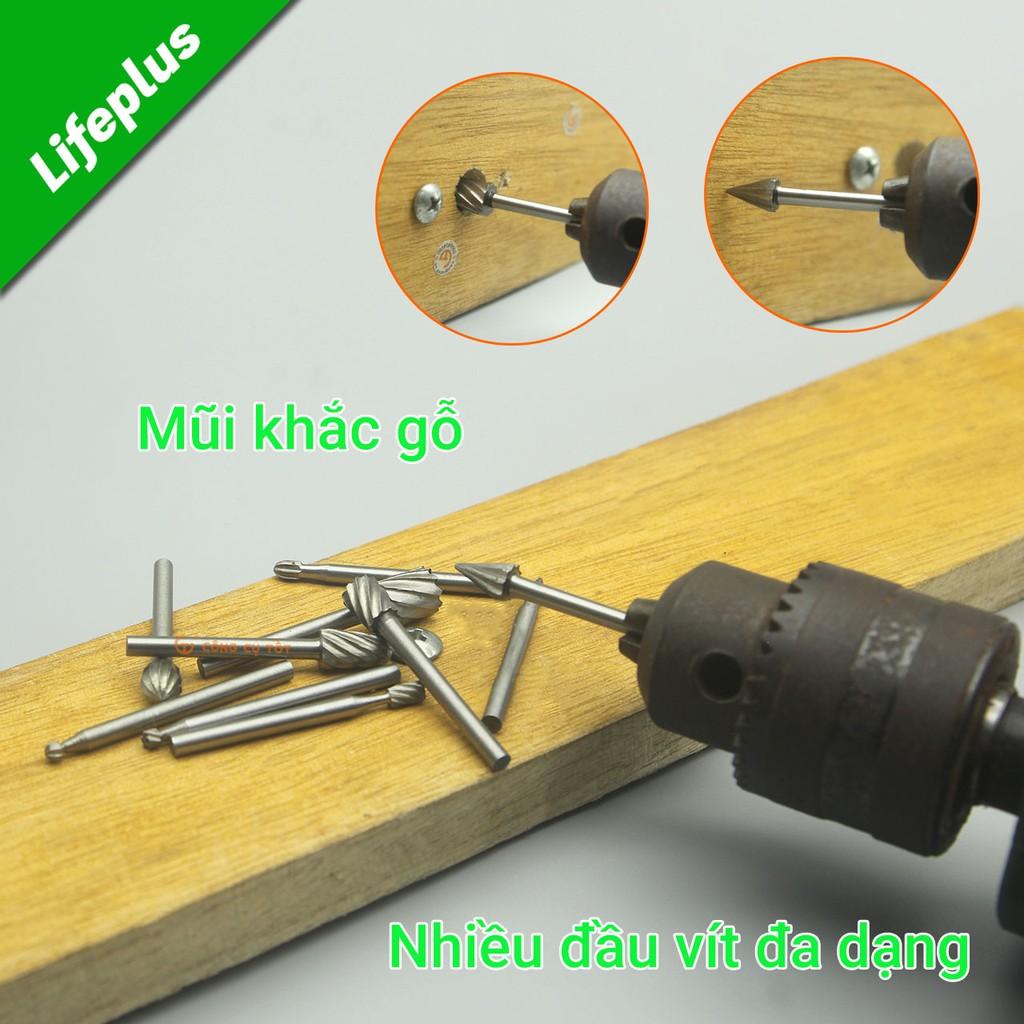 Bộ 10 mũi khắc gỗ đa năng