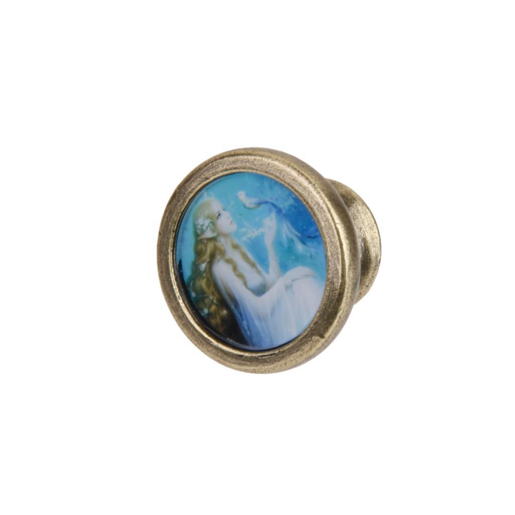 4xAssorted Vintage Brass Wardrobe Cabinet Door Cupboard Drawer Handle Knob 26