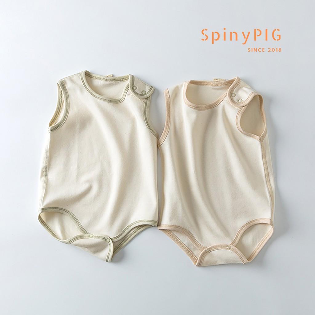 Quần áo sơ sinh 0-2 tuổi 100% cotton hữu cơ tự nhiên không chất tẩy nhuộm an toàn cho bé kiểu dáng đơn giản