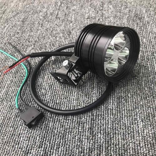 Đèn pha led L4 NGẮN siêu sáng, Đèn led tản nhiệt gắn cho xe ga xe số kèm phụ kiện - DL4N
