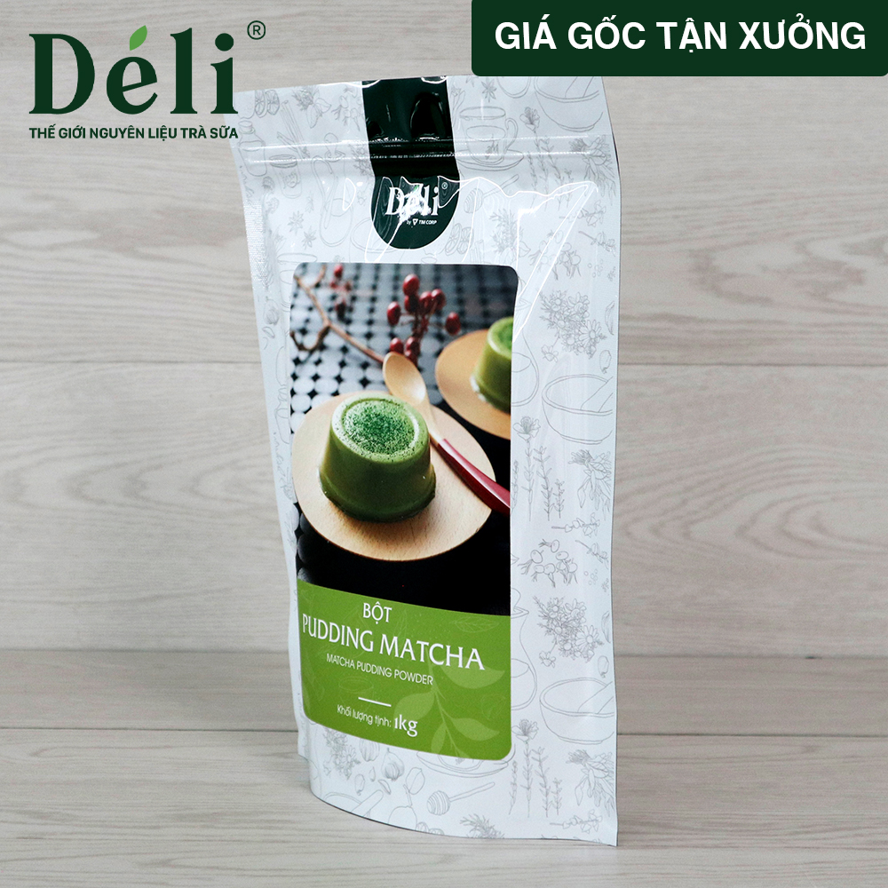 Pudding matcha Déli