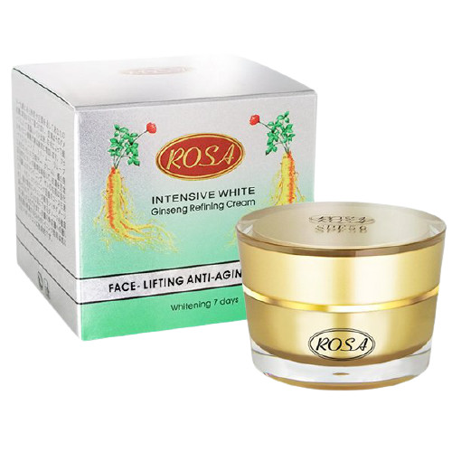 KEM ROSA NHÂN SÂM ĐỎ - ROSA INTENSIVE WHITE GINSENG REFINING CREAM 20G