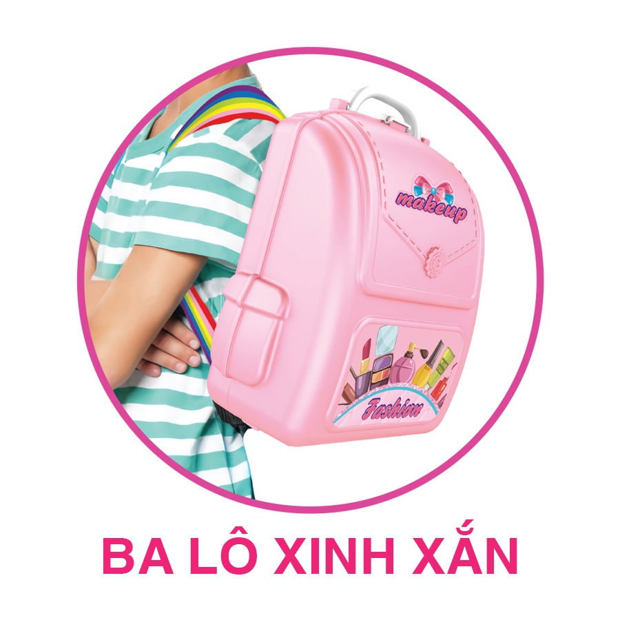 Đồ Chơi SWEET HEART Balo Trang Điểm Hồng Xinh Xắn SH678-133A