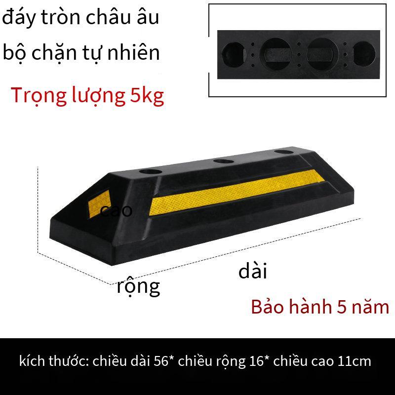 Đảm bảo chất lượng không gian để xe cao su không gian đậu xe cọc đất dày chống va chạm tam giác giữ chỗ khung cọc khung cột xe riêng chiếm nhà để xe