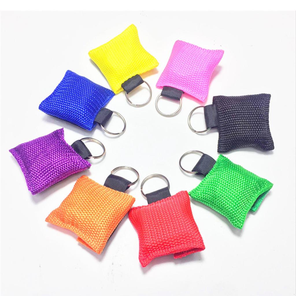 CPR Mask Keychain Emergency Survial Rescue Face Shield For First Aid