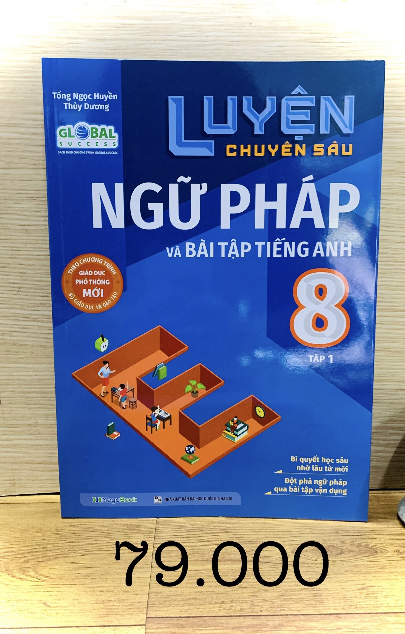 Sách - Luyện chuyên sâu ngữ pháp và bài tập tiếng Anh 8 - tập 1 (MG)