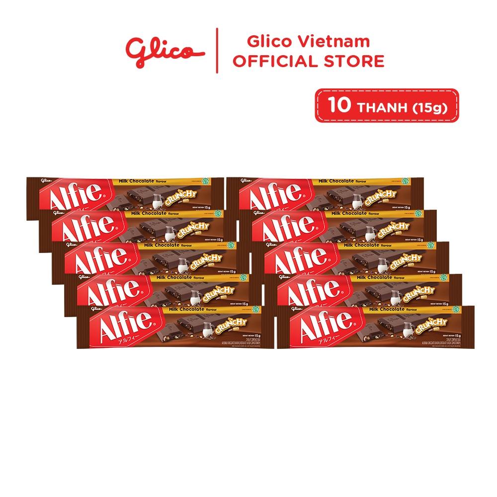 Socola dạng thanh GLICO Alfie (Combo 10 thanh)