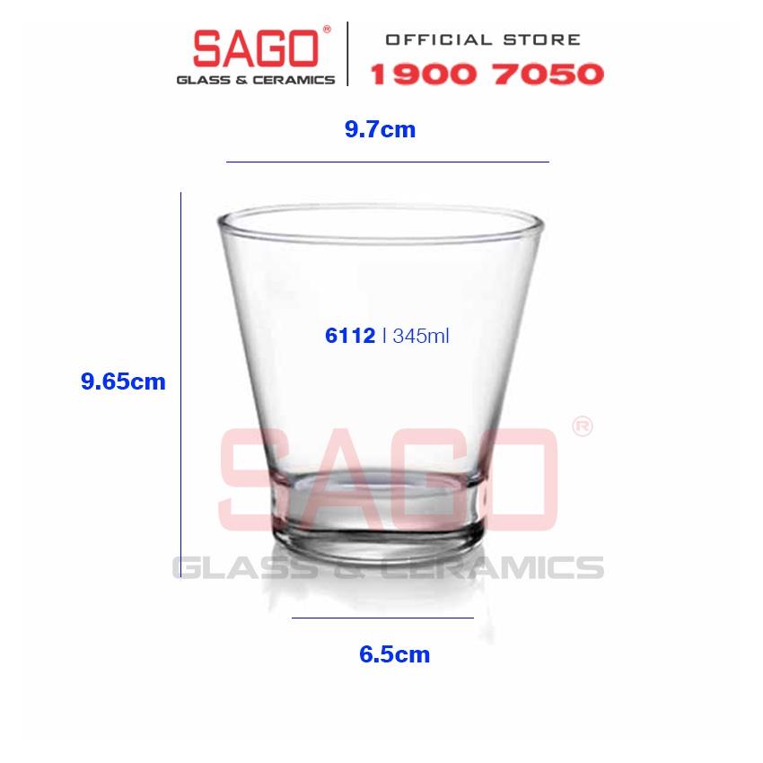 Ly Thủy Tinh  Studio Rock 345ml | B16112 , Nhập khẩu Thái Lan